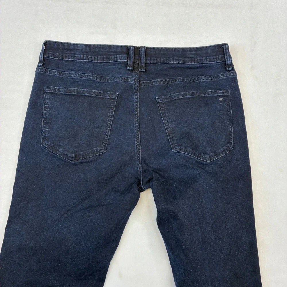 The Perfect Jean NYC Skinny Jeans Men 34x32 Dark Blue Wash Stretch JU9T2B5BM32